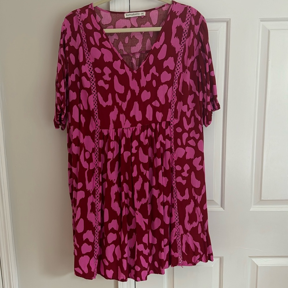 Pink Leopard Dress